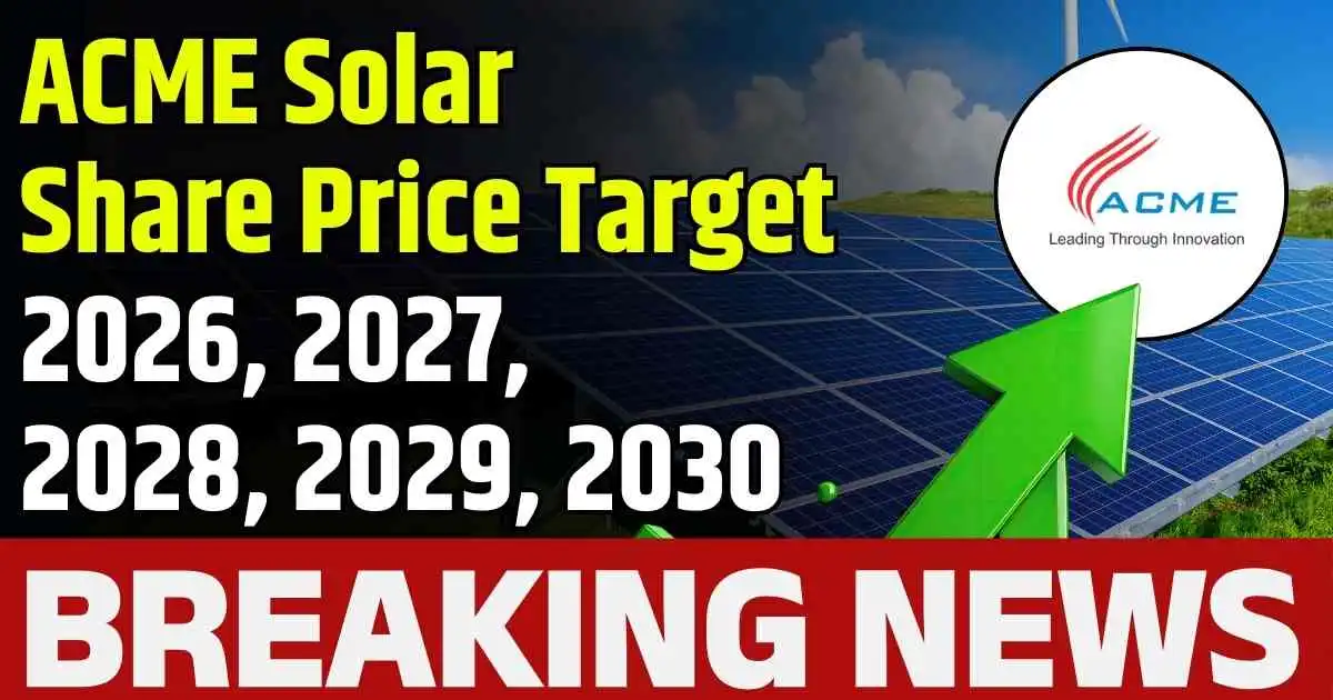 ACME Solar Share Price Target 2026, 2027, 2028, 2029, 2030
