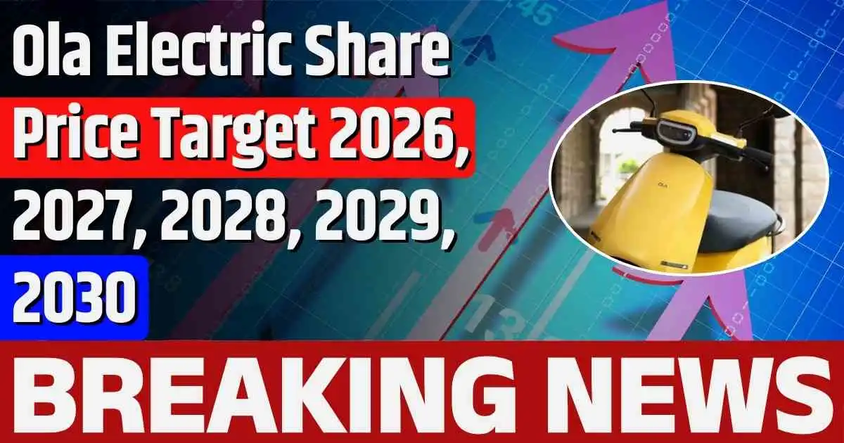 Ola Electric Share Price Target 2026, 2027, 2028, 2029, 2030